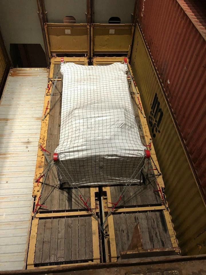 Container vessel loading ocean freight at Kaohsiung Port Taiwan